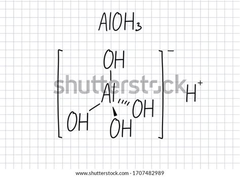 Aluminium Hydroxide Formula Handwritten Chemical Formula Stock Illustration 1707482989 ...