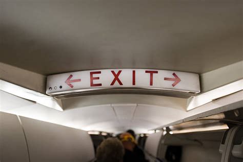 Airplane Emergency Exit Stock Photos, Pictures & Royalty-Free Images - iStock