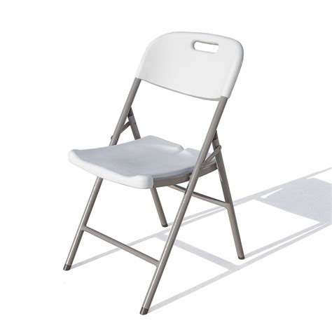 White Plastic Folding Chairs for Events | Vispronet