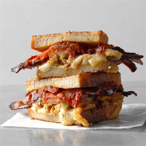 Grilled Cheese, Bacon and Oven-Dried Tomato Sandwich Recipe | Taste of Home