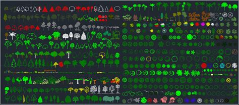 Trees and Plant CAD Block | | AutoCAD Free CAD Block Symbol And CAD Drawing