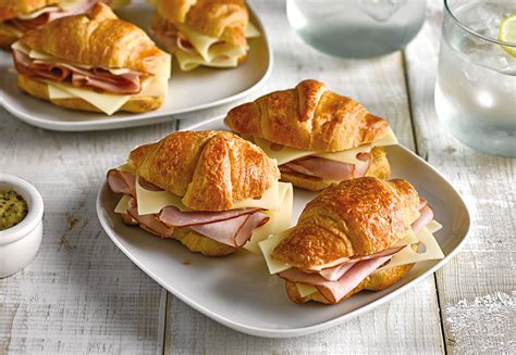 Ham & Cheese Filled Croissants – St Pierre USA