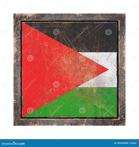 Old Palestine flag stock illustration. Illustration of palestine ...