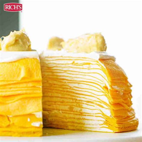 Durian Crepe Cake - Rich Products Malaysia