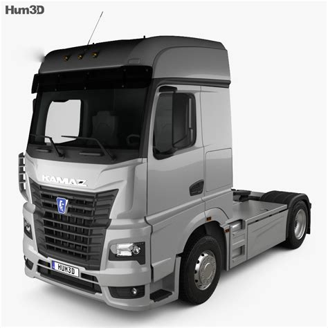 KamAZ 54901 Tractor Truck 2018 3D model - Vehicles on Hum3D