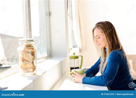 Relaxing at home stock image. Image of leisure, daydream - 21061229