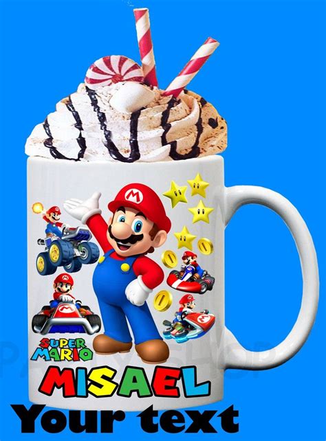 Personalized Super Mario MugSuper Mario GiftMARIO Video | Etsy in 2021 | Super mario, Super ...