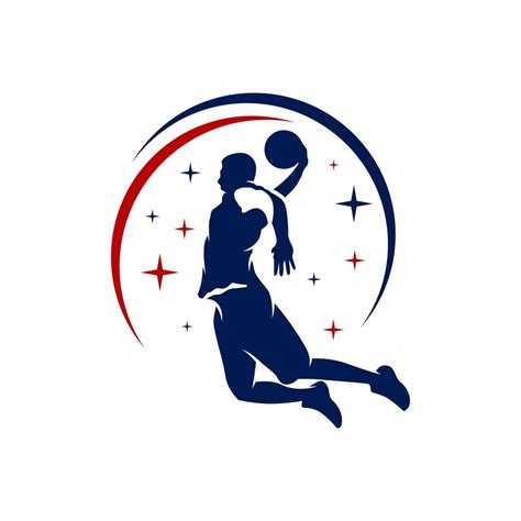 basketball sports logo design 5019877 Vector Art at Vecteezy