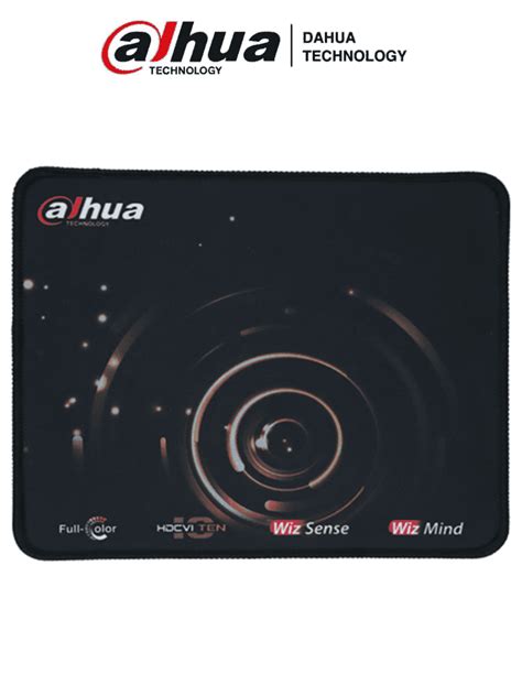 DAHUA MATPRO048 - Mouse Pad Negro con Logo Dahua/ Promociona