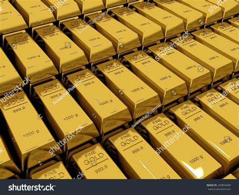 Stacked Gold Bars Stock Illustration 249854689 | Shutterstock