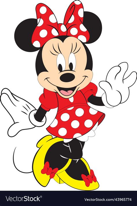 Minnie mouse Royalty Free Vector Image - VectorStock