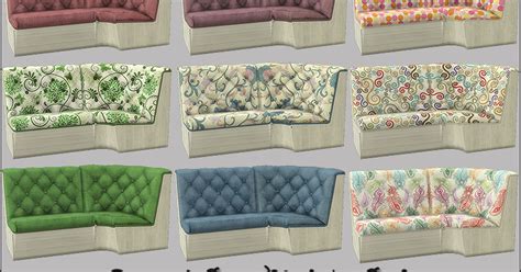 My Sims 4 Blog: Modular Sofa Recolors by LoveratSims4