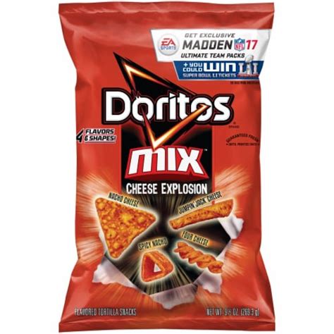 Doritos Mix Cheese Explosion Snack Chips, 9.5 oz - Kroger