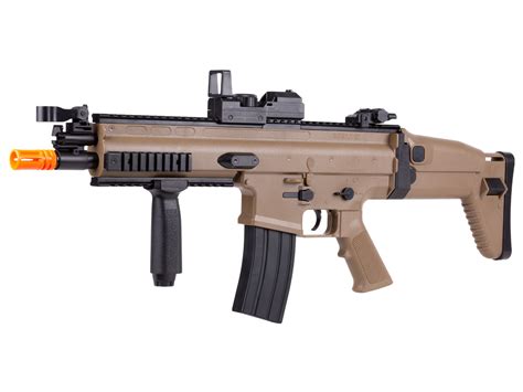 FN SCAR-L AEG Airsoft Rifle, Tan | Pyramyd AIR