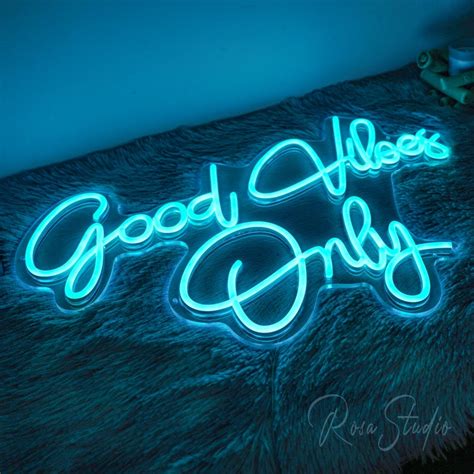 Good Vibes Only Neon Sign/ Custom Neon Sign/ Neon Sign/ - Etsy