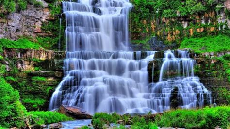 Most Beautiful Waterfall Wallpaper » Picserio - Nature Waterfall Hd Wallpaper Background ...