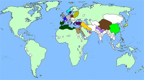 World Map 1000