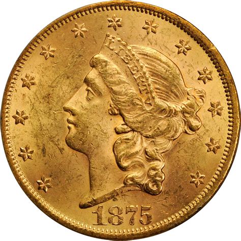 Value of 1875 $20 Liberty Double Eagle | Sell Rare Coins