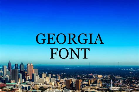 Georgia Font Free Download