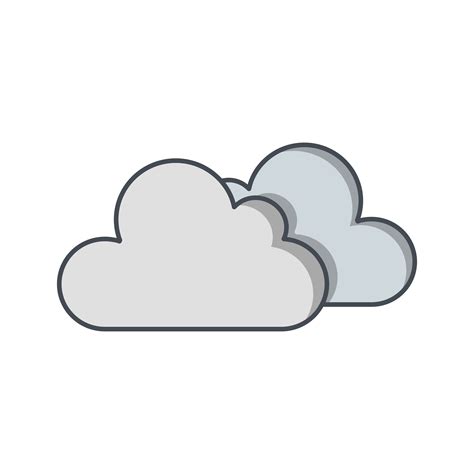 Cloudy Vector Icon 440655 Vector Art at Vecteezy