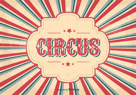 Vintage Circus Poster 94187 Vector Art at Vecteezy