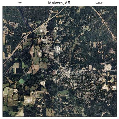 Aerial Photography Map of Malvern, AR Arkansas