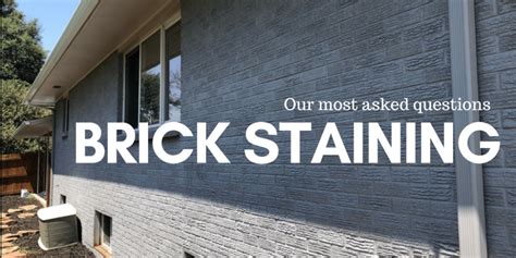 Brick Staining - What You Need to Know - Kind Home Solutions | Brick exterior house, Stained ...