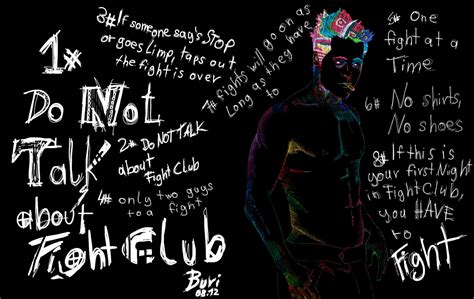 Fight Club - Rules by BuriART on DeviantArt