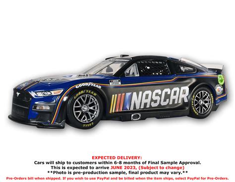 2023 NASCAR 75th Anniversary Ford Mustang 1:24 Nascar Manufacturers Edition Diecast