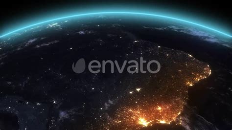 4K Earth Night South America 21754334 Videohive Download Fast Motion ...