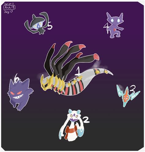 Favourite Ghost Types by SaintNevermore on DeviantArt