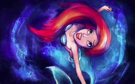 HD wallpaper: The Little Mermaid Princess Ariel wallpaper, indoors, lifestyles | Wallpaper Flare