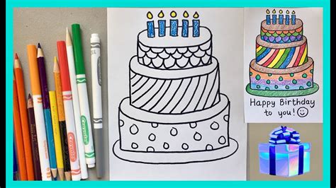 Aggregate more than 153 drawing for kids cake best - seven.edu.vn