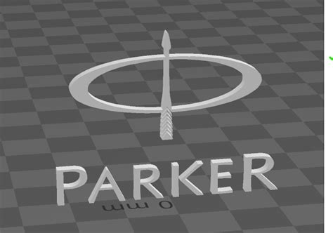 Parker Pen Company logo by W&H | Download free STL model | Printables.com