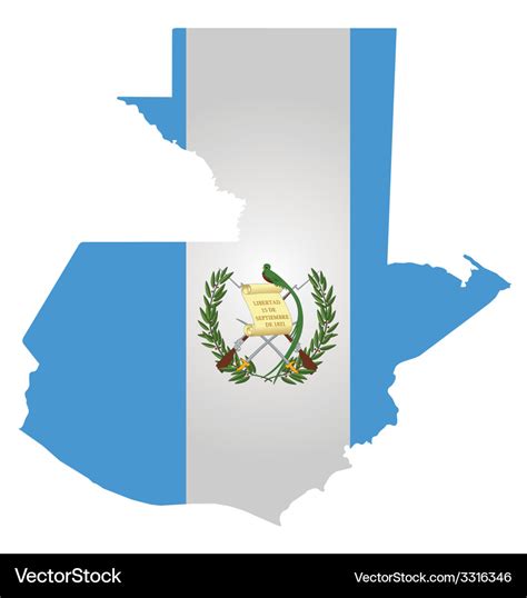 Guatemala Flag Royalty Free Vector Image - VectorStock