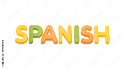 Spanish Words Clipart