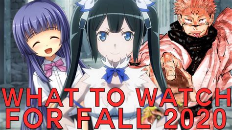 What to Watch for the Fall 2020 Anime Season - YouTube