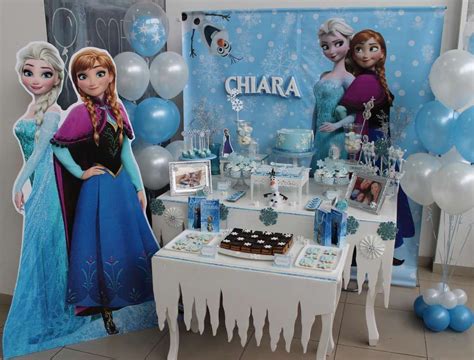 Frozen Birthday Party | CatchMyParty.com | Anna birthday party, Elsa and anna birthday party ...