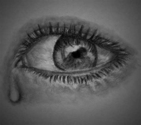 Eye, a little tear. by Blablablashalala on DeviantArt