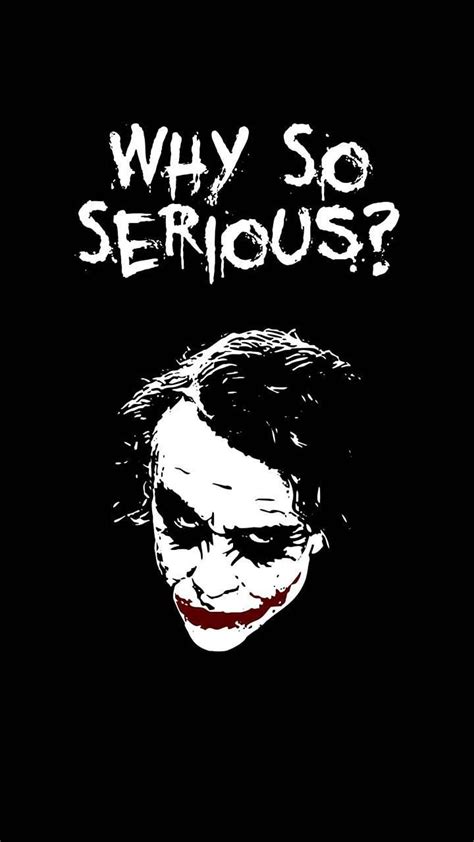 Why So Serious Amoled , Joker Amoled HD phone wallpaper | Pxfuel