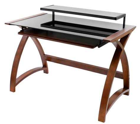 Wood and glass desk – a classic and weightless solution for your study