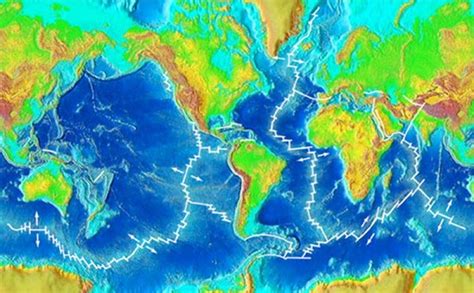 Mid Ocean Ridges Map