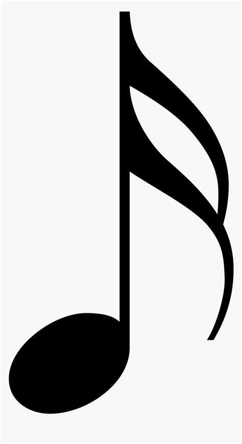 Music Note Pictures For Training - Music Note Tattoo Stencils, HD Png ...