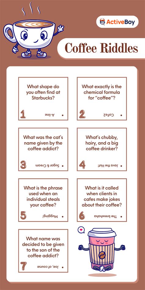 100+ Coffee Riddles to Test Your Brain