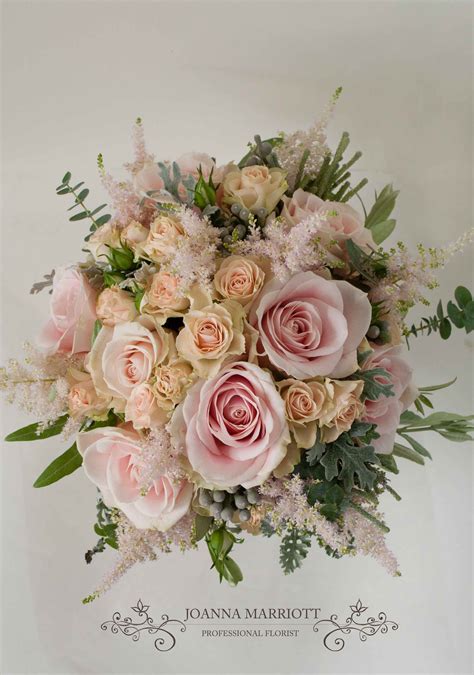 Pale pink Bridal Bouquet. | Modern wedding bouquets, Bridal bouquet pink, Pink wedding flowers