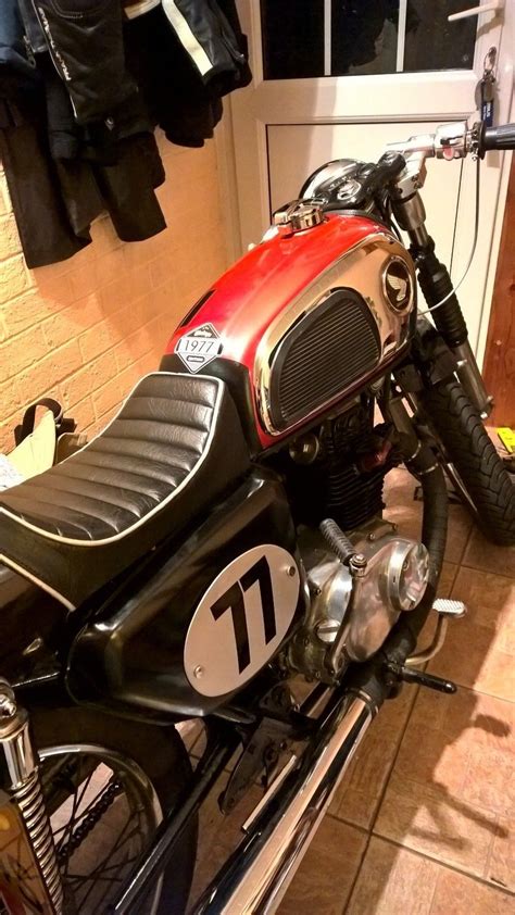 Classic Honda CD175 1977 Cafe Racer | Honda, Cafe racer, Racer