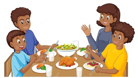 Kids Eating Dinner Images - Free Download on Clipart Library - Clip Art Library