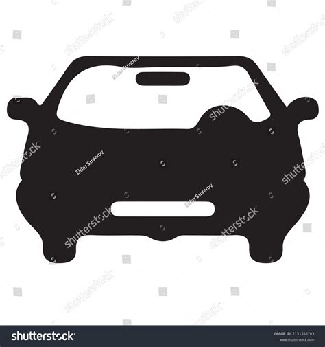 Car Silhouette Black White Stock Vector (Royalty Free) 2151355763 ...