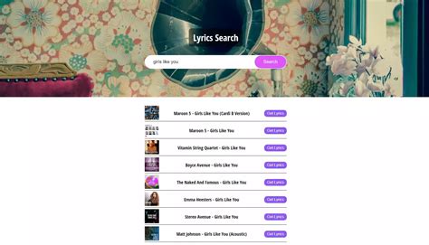 Song and Lyrics Search App | Find lyrics and songs easily