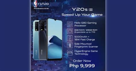 Pre-Order the Vivo Y20s [G] for PHP9K NOW!